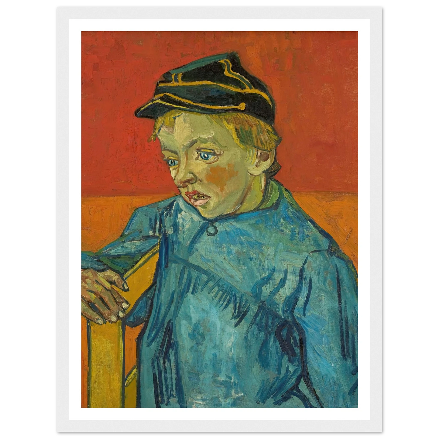 The Schoolboy (Camille Roulin) (1888) Art Print | Vincent van Gogh-Quipham Collections