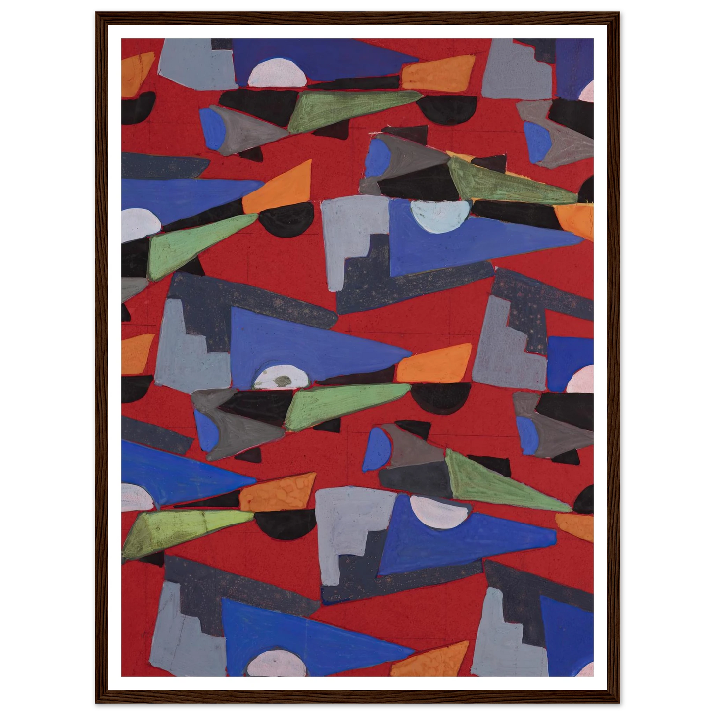 Untitled (Textile design no VIII) (circa 1925) Art Print | Frances Hodgkins-Quipham Collections