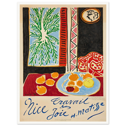 Nice Travail et Joie (1947) Art Print | Henri Matisse-Quipham Collections