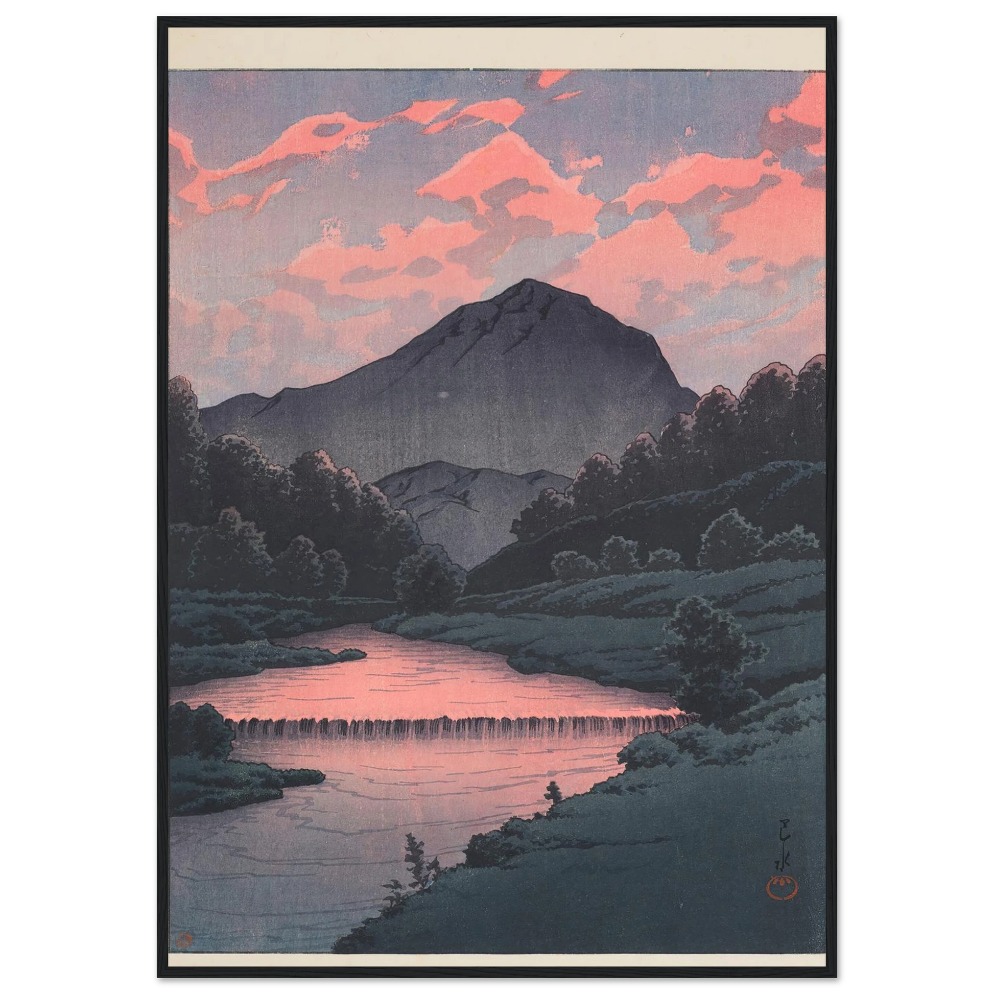 Hida Kamagadake (Mount Kamaga, Hida) (1933) Art Print | Kawase Hasui-Quipham Collections
