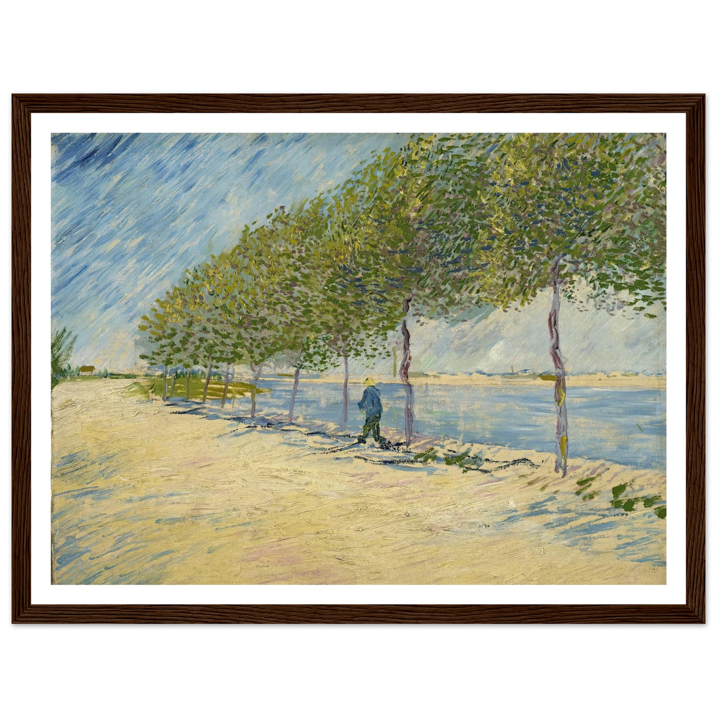 Along the Seine (1887) Art Print | Vincent van Gogh-Quipham Collections