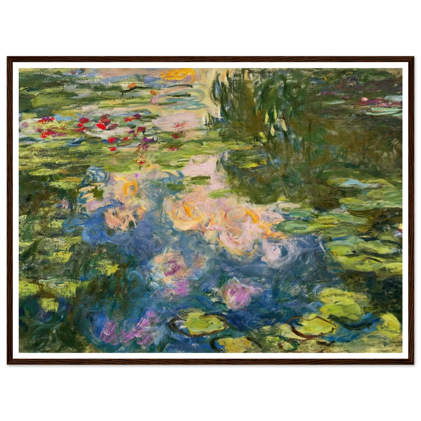 Le Bassin aux nymphéas (1917-19) Art Print | Claude Monet-Quipham Collections