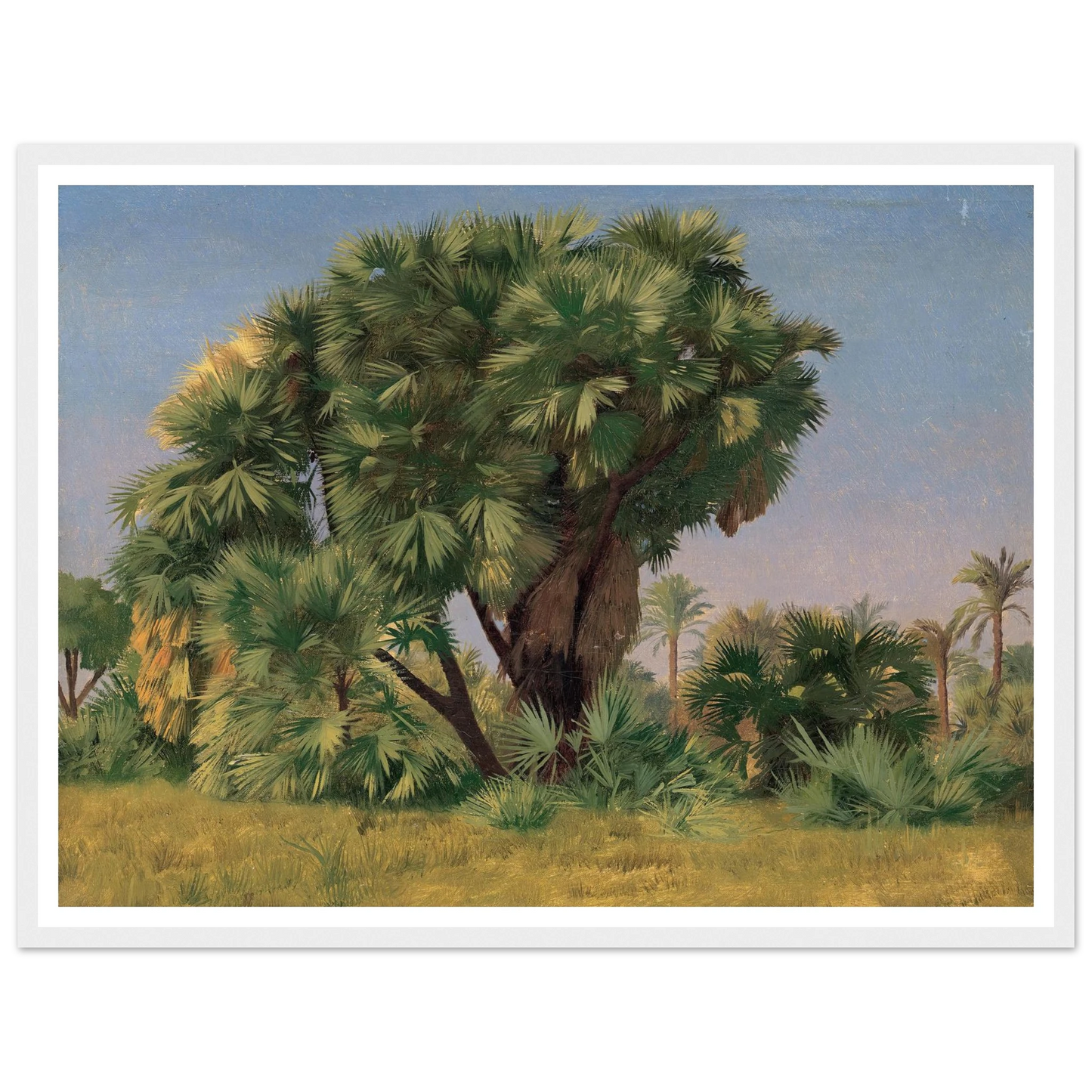 Study of Palm Trees (probably 1868) Art Print | Jean Leon Gerome-Quipham Collections
