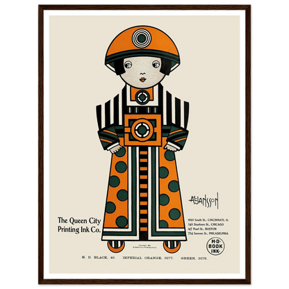 Queen City Ink, Ad. 02 (1890-1913) Art Print | Augustus Jansson-Quipham Collections
