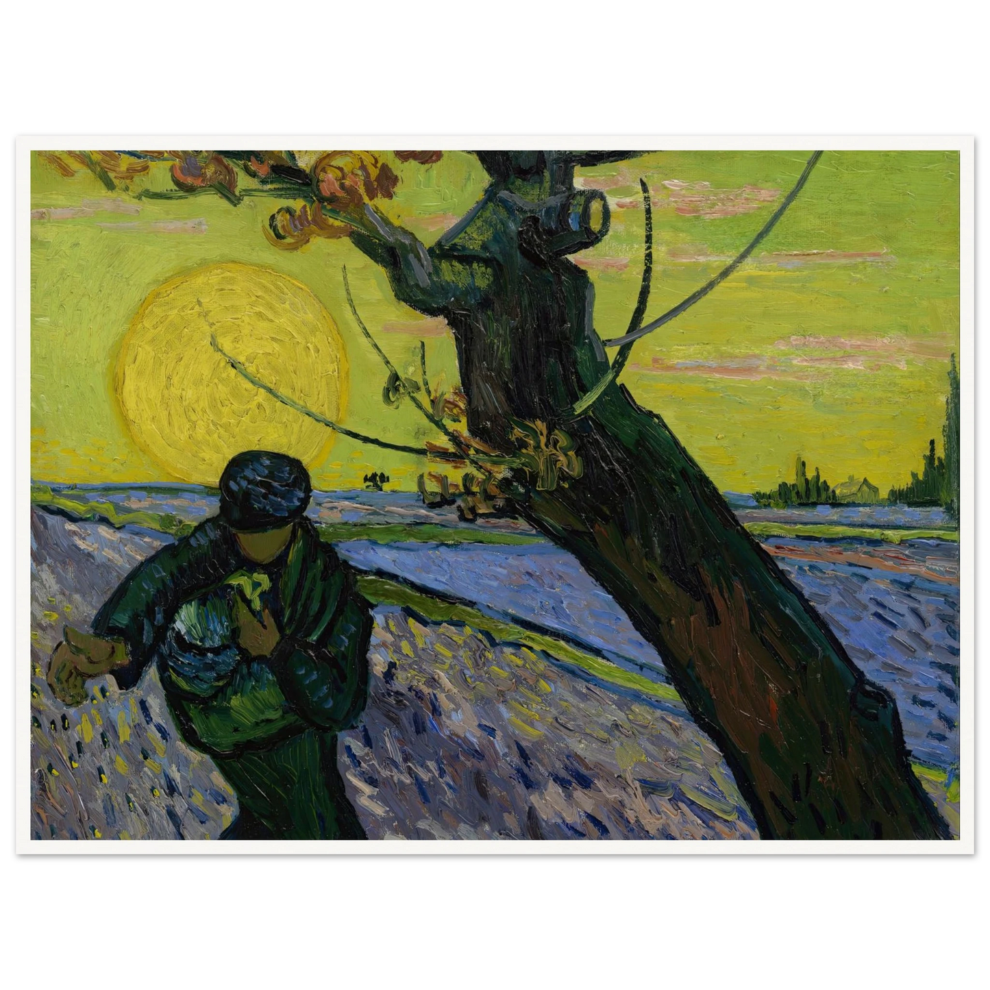 The Sower (1888) Art Print | Vincent van Gogh-Quipham Collections