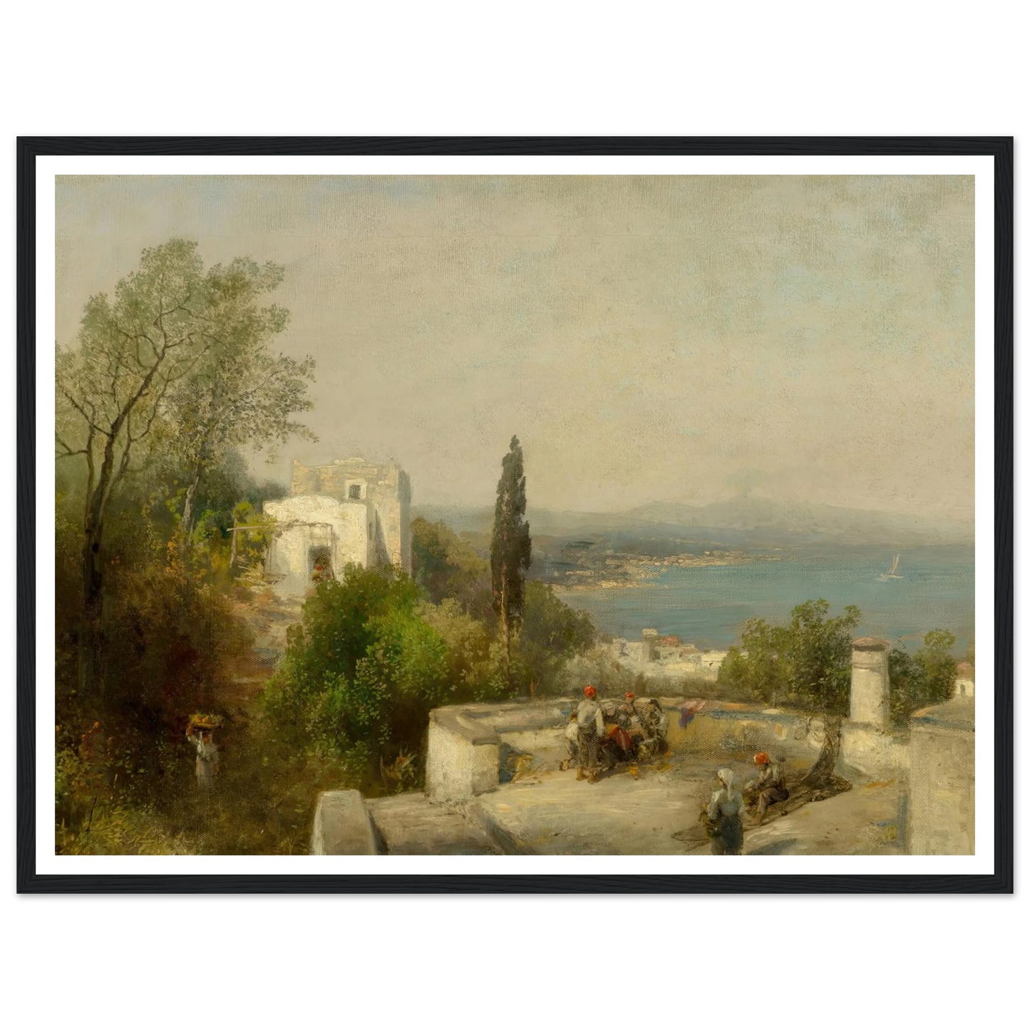Bay of Naples Art Print | Hermann Ottomar Herzog-Quipham Collections
