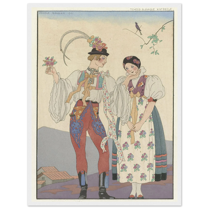 Le Coq du Village (1921) Art Print | George Barbier-Quipham Collections