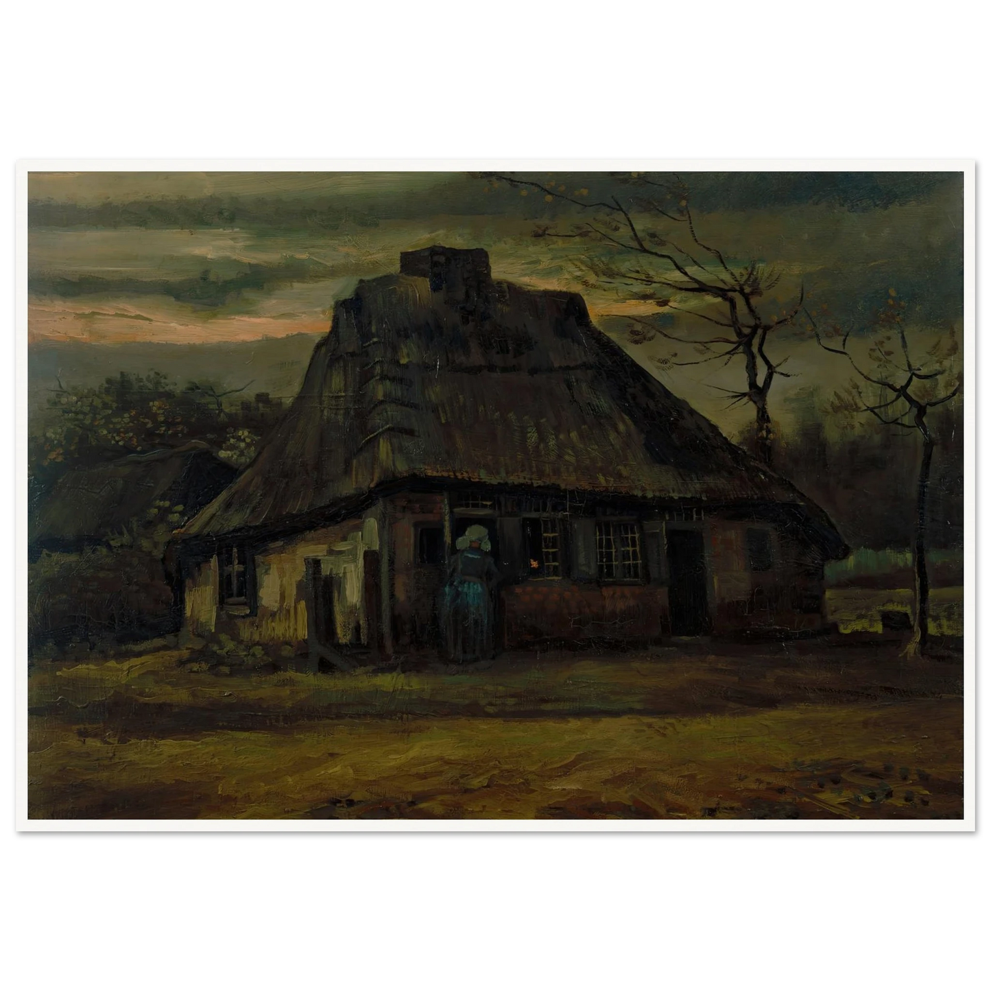 The cottage (1885) Art Print | Vincent van Gogh-Quipham Collections