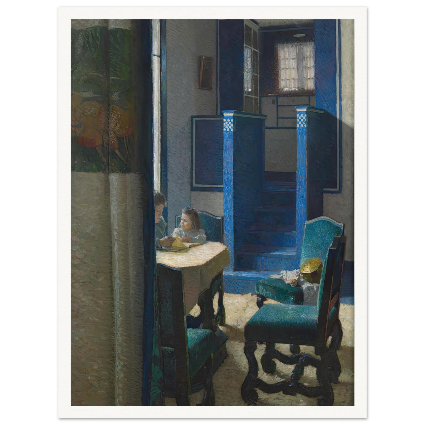 Salon im Haus auf der Hohen Warte (1903) Art Print | Carl Moll-Quipham Collections