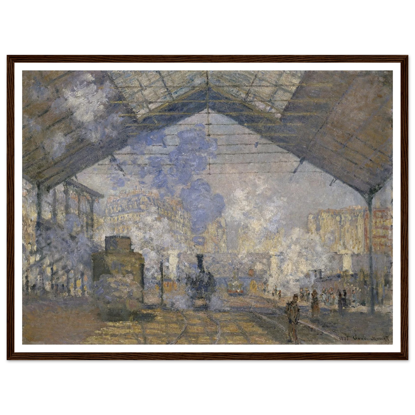 The Saint-Lazare Station (1877) Art Print | Claude Monet-Quipham Collections