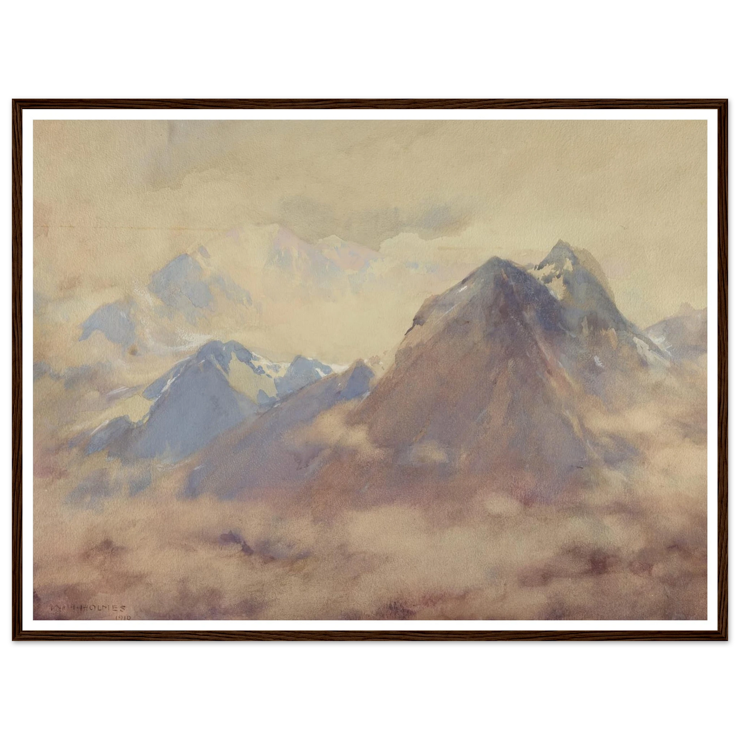 The Almighty’s Own, An Impression Of The High Andes (1910) Art Print | William Henry Holmes-Quipham Collections