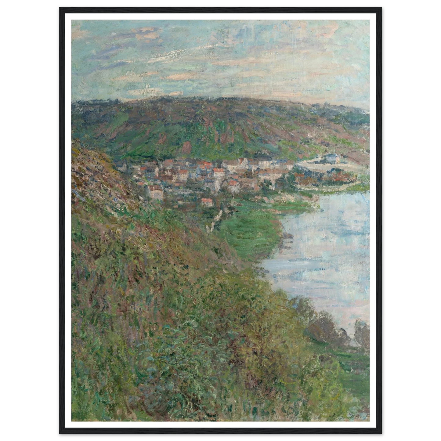 View of Vétheuil (1880) Art Print | Claude Monet-Quipham Collections