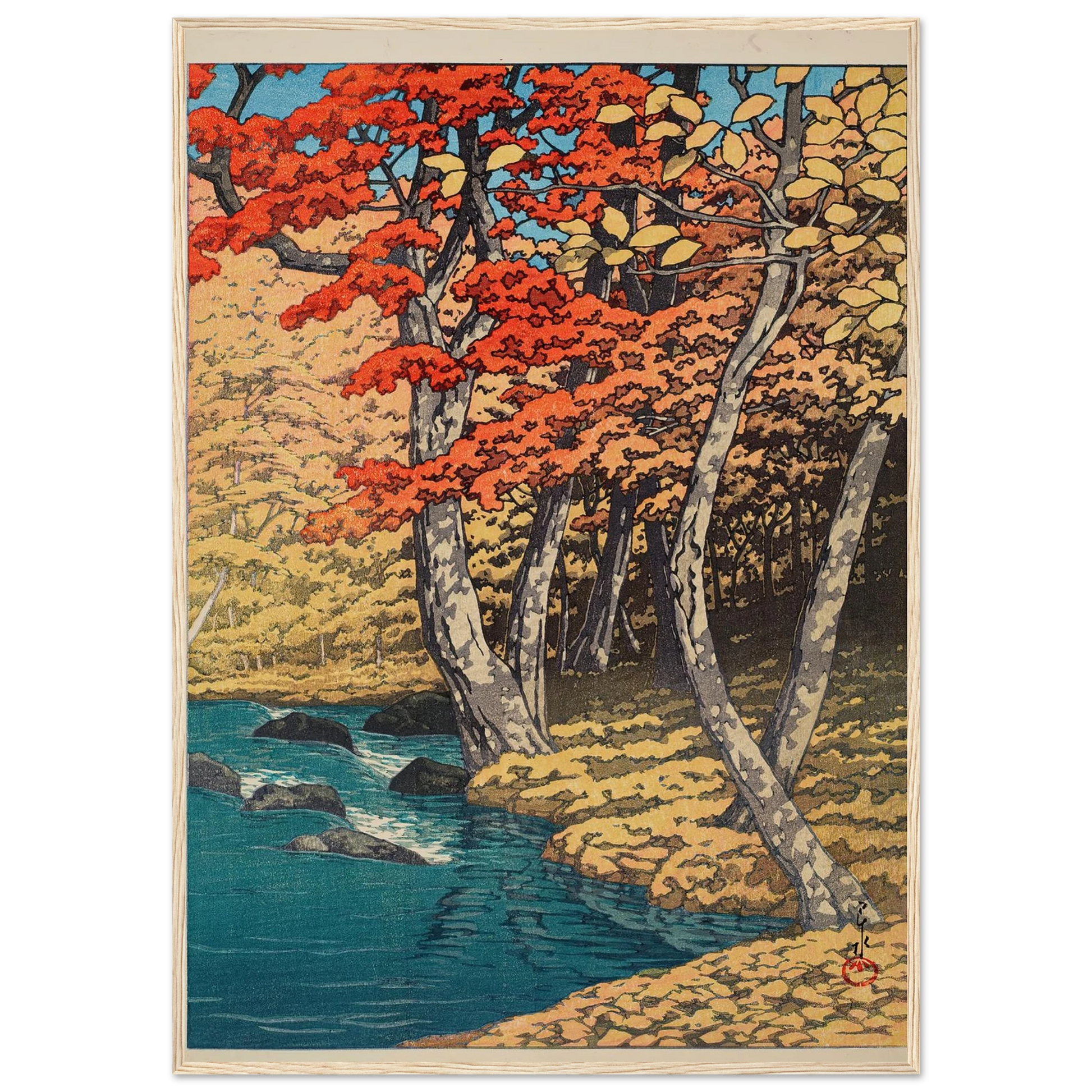 Oirase no aki (Autumn at Oirase) (1933) Art Print | Kawase Hasui-Quipham Collections