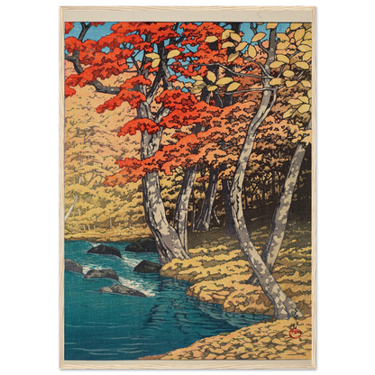 Oirase no aki (Autumn at Oirase) (1933) Art Print | Kawase Hasui-Quipham Collections