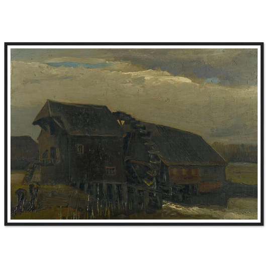 Water Mill At Opwetten (1884) Art Print | Vincent van Gogh-Quipham Collections