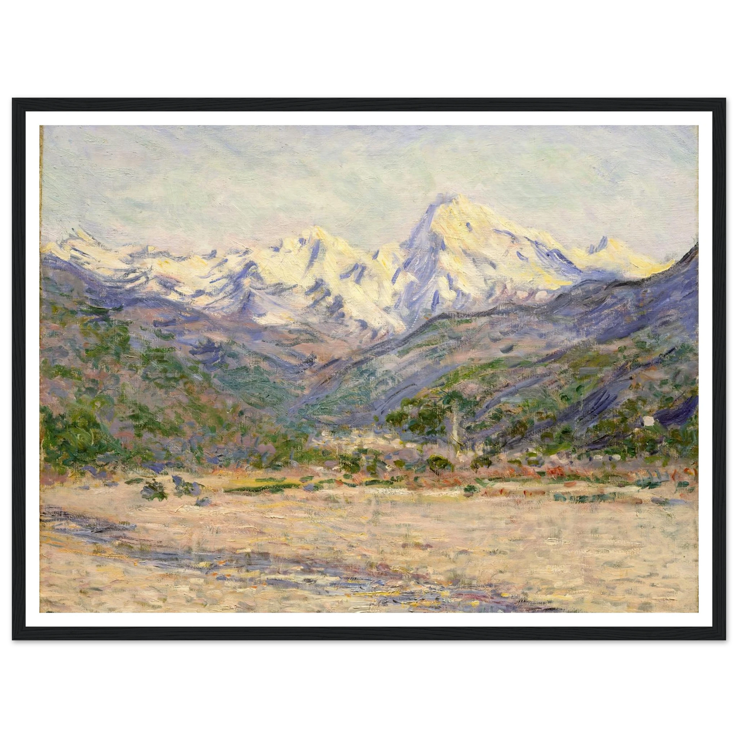 The Valley of the Nervia (1884) Art Print | Claude Monet-Quipham Collections