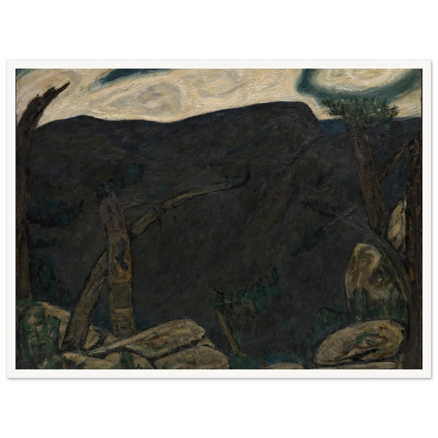 The Dark Mountain, No. 2 (1909) Art Print | Marsden Hartley-Quipham Collections
