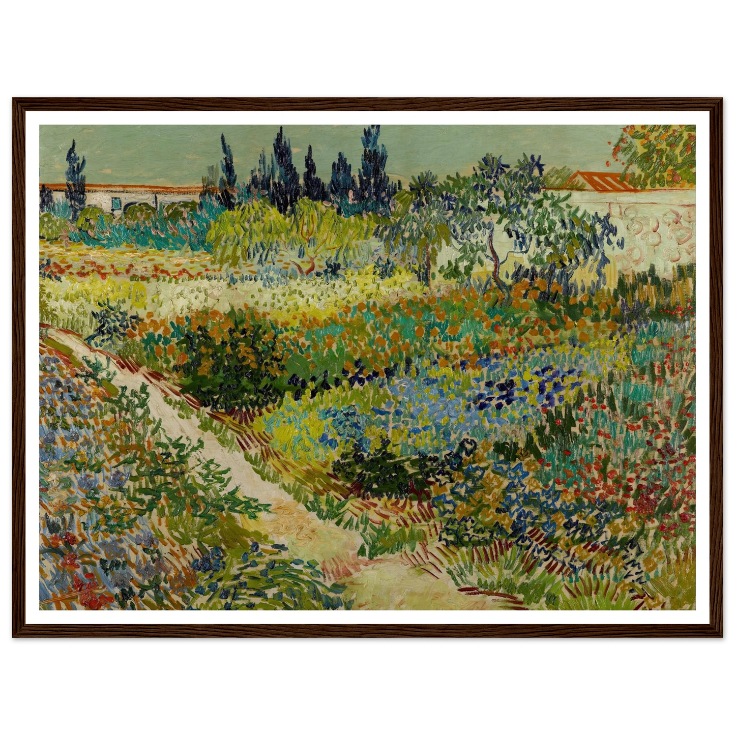 Garden at Arles Art Print | Vincent van Gogh-Quipham Collections