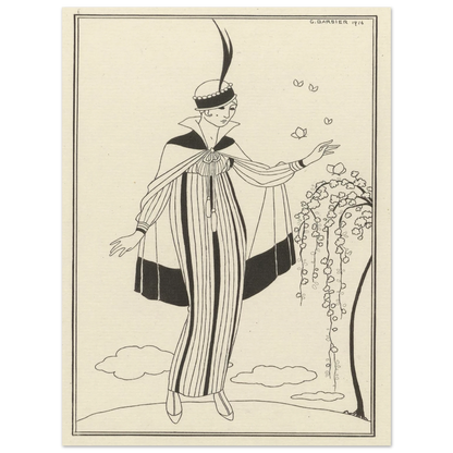 Journal des Dames et des Modes, Costumes Parisiens, 1914, No. 150 (1914) Art Print | George Barbier-Quipham Collections