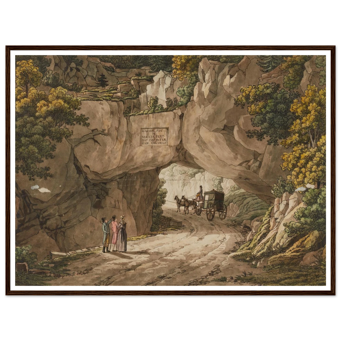 Vue de Pierre-Pertuis Art Print | Peter Birmann-Quipham Collections