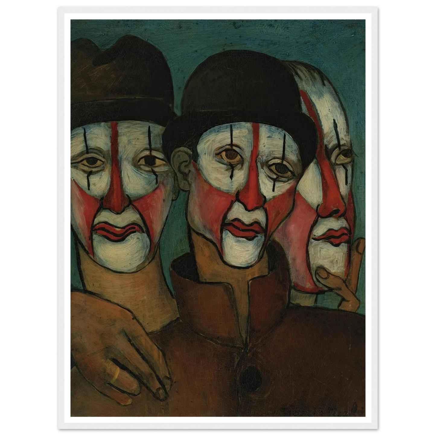 Trois mimes Art Print | Francis Picabia-Quipham Collections