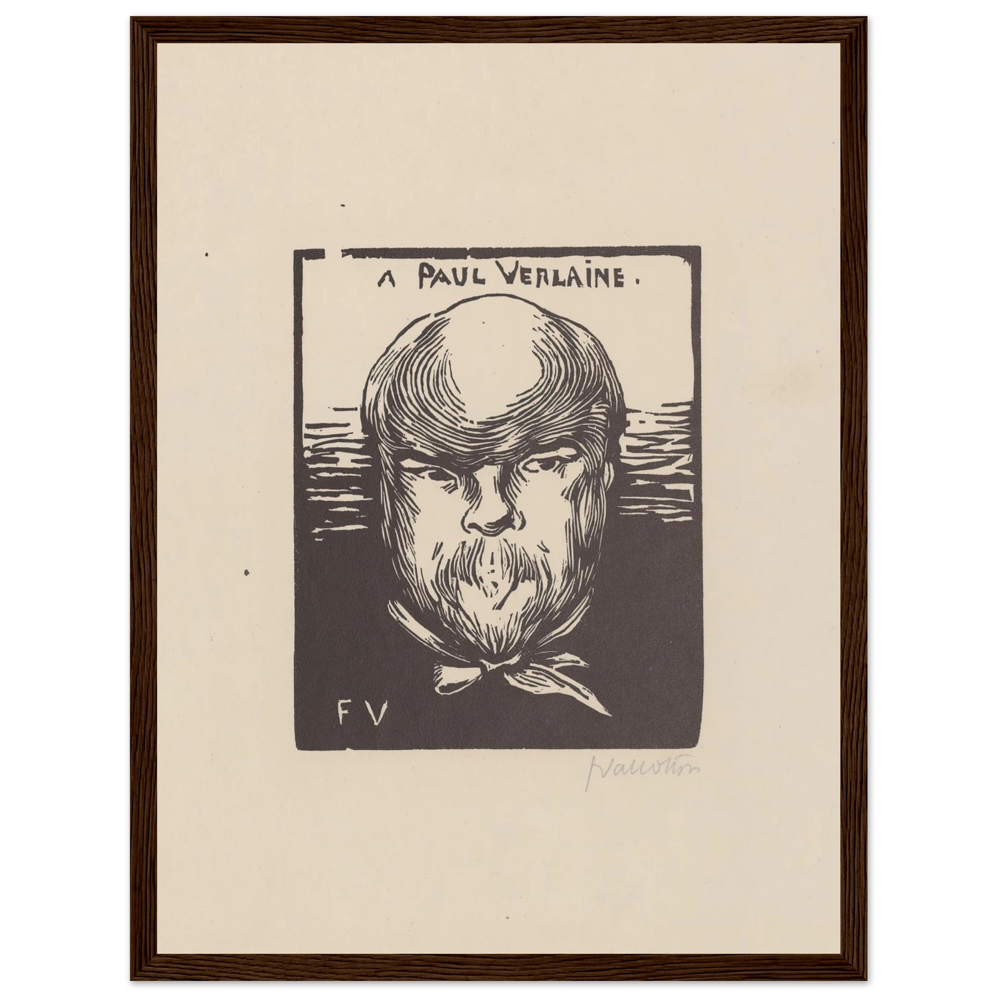 A Paul Verlaine (1891) Art Print | Felix Vallotton-Quipham Collections