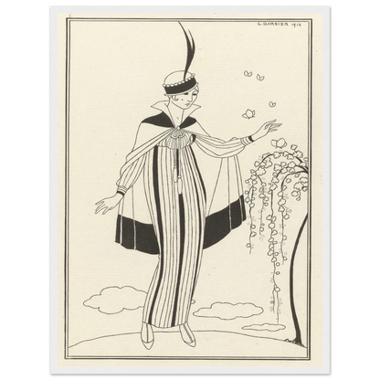 Journal des Dames et des Modes, Costumes Parisiens, 1914, No. 150 (1914) Art Print | George Barbier-Quipham Collections