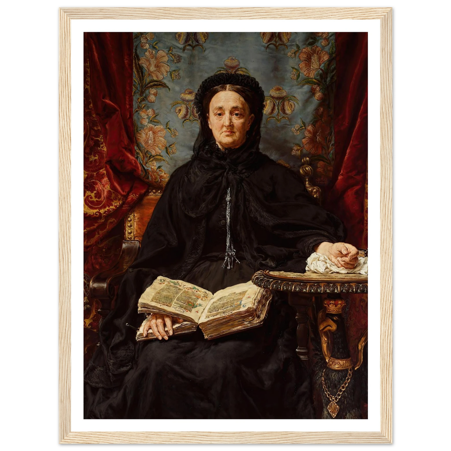 Portrait of Katarzyna Potocka née Branicka (1825–1907), wife of Adam (1890) Art Print | Jan Matejko-Quipham Collections
