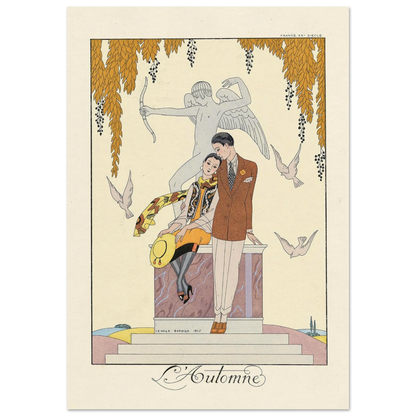 L’Automne (Autumn) (1922–1926) Art Print | George Barbier-Quipham Collections