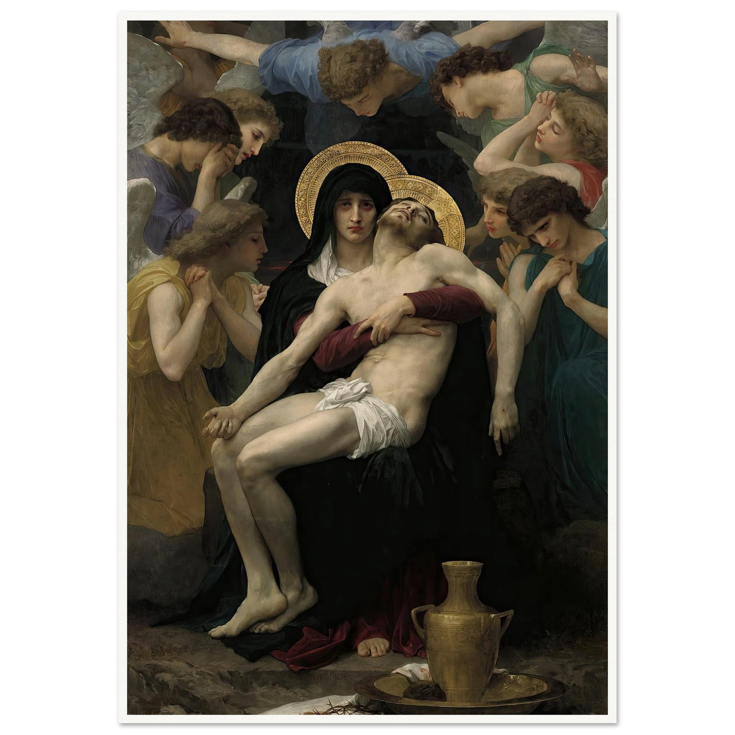 Pieta (1876) Art Print | William Bouguereau-Quipham Collections