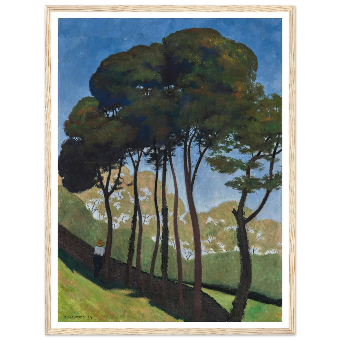 Les Grands Arbres, environs d’Honfleur (1909) Art Print | Felix Vallotton-Quipham Collections