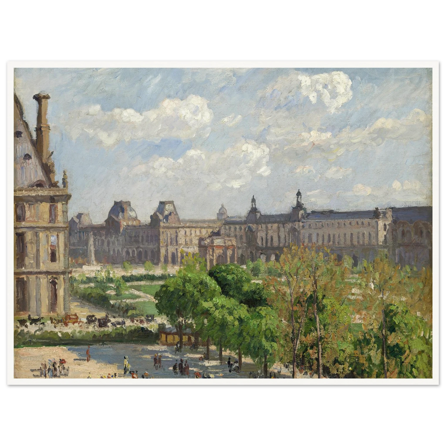Place du Carrousel,Paris (1900) Art Print | Camille Pissarro-Quipham Collections