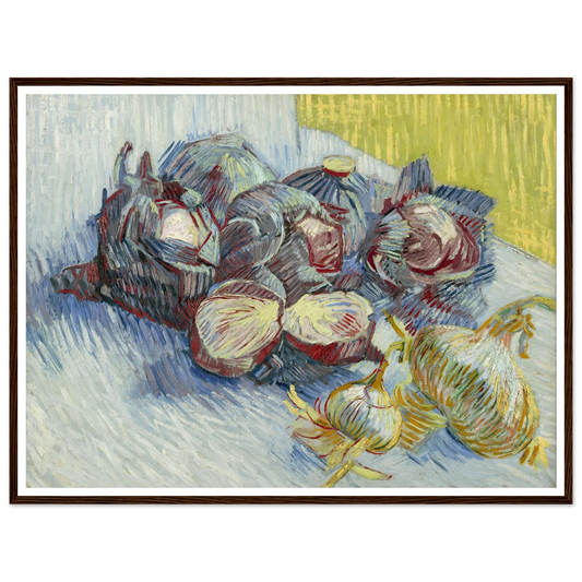 Red cabbages and onions (1887) Art Print | Vincent van Gogh-Quipham Collections
