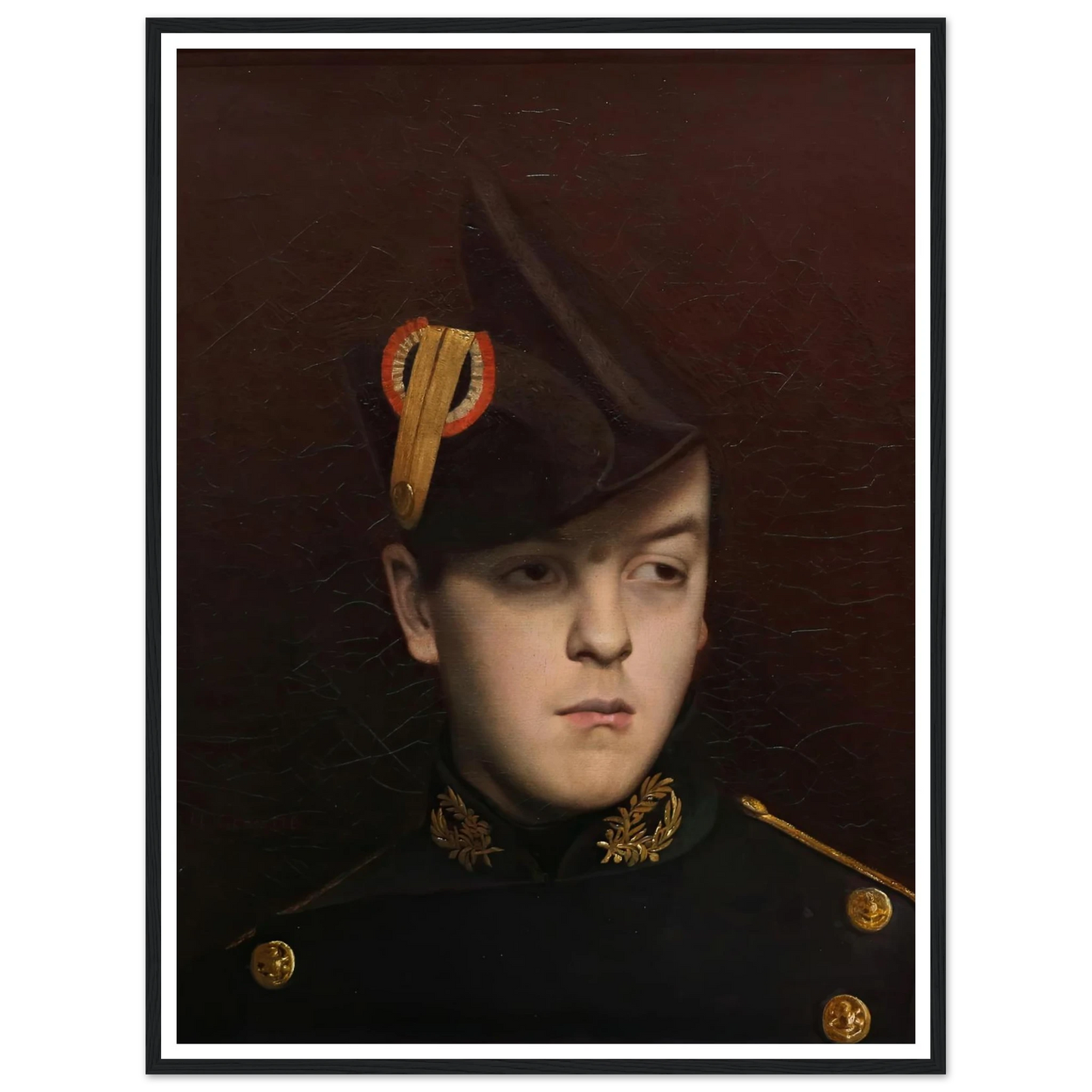 Portrait of Armand Gérome Art Print | Jean Leon Gerome-Quipham Collections
