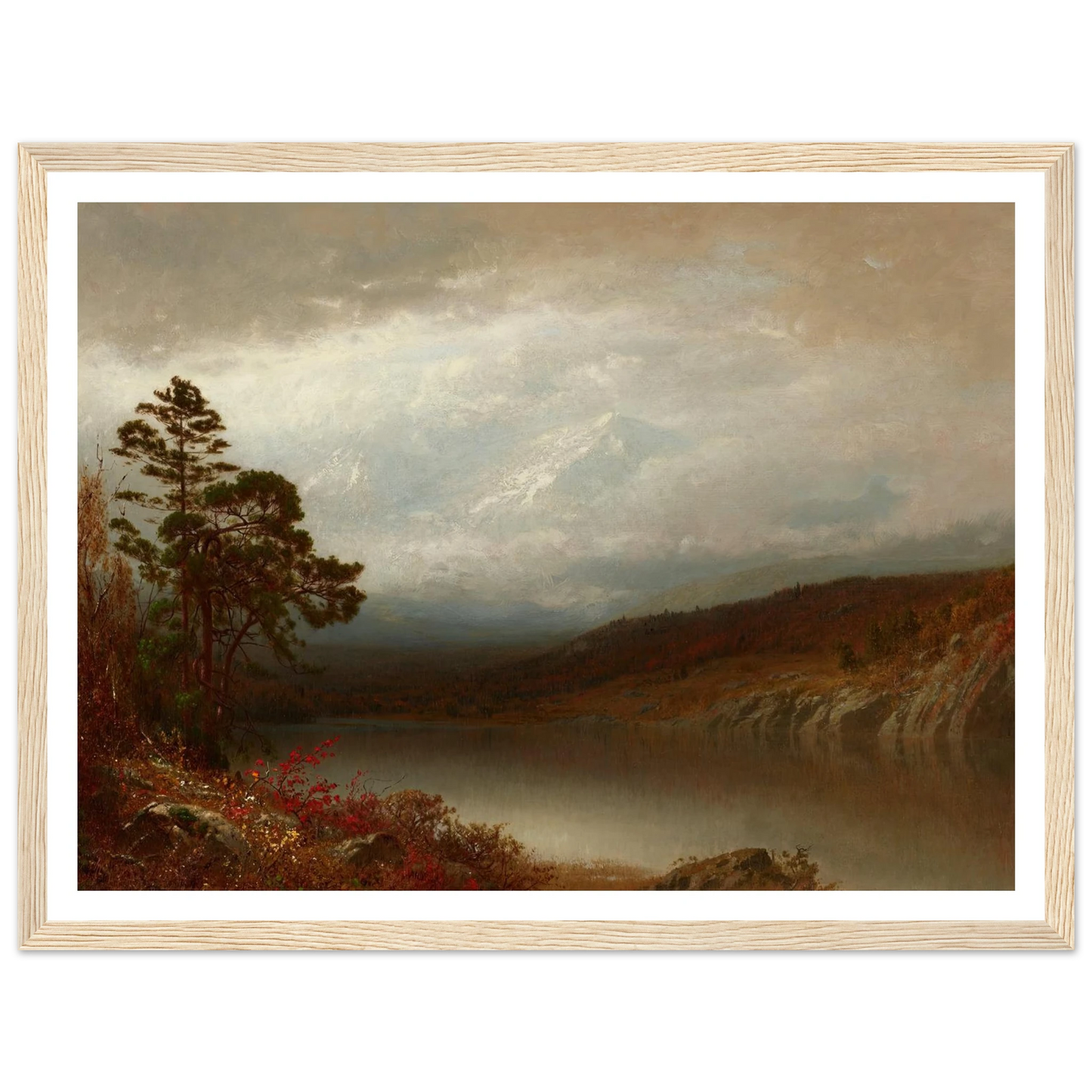Autumn in the Adirondacks (c. 1872-73) Art Print | Alexander Helwig Wyant-Quipham Collections
