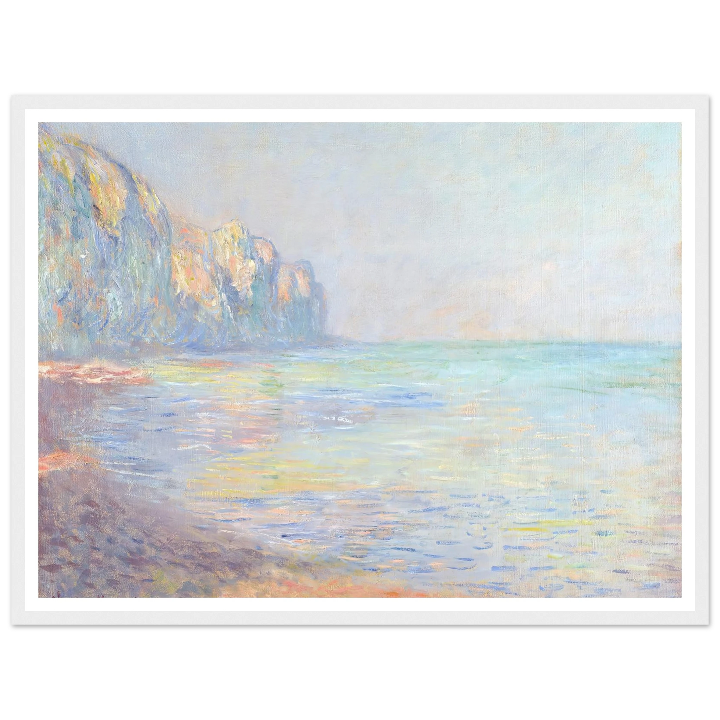 Le Matin, temps brumeux, Pourville (Misty Morning at Pourville) (1882) Art Print | Claude Monet-Quipham Collections