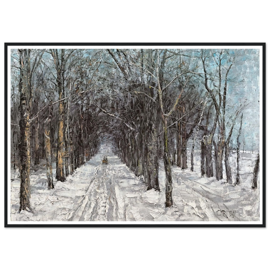 Belvedere Allee in Weimar (1889) Art Print | Christian Rohlfs-Quipham Collections