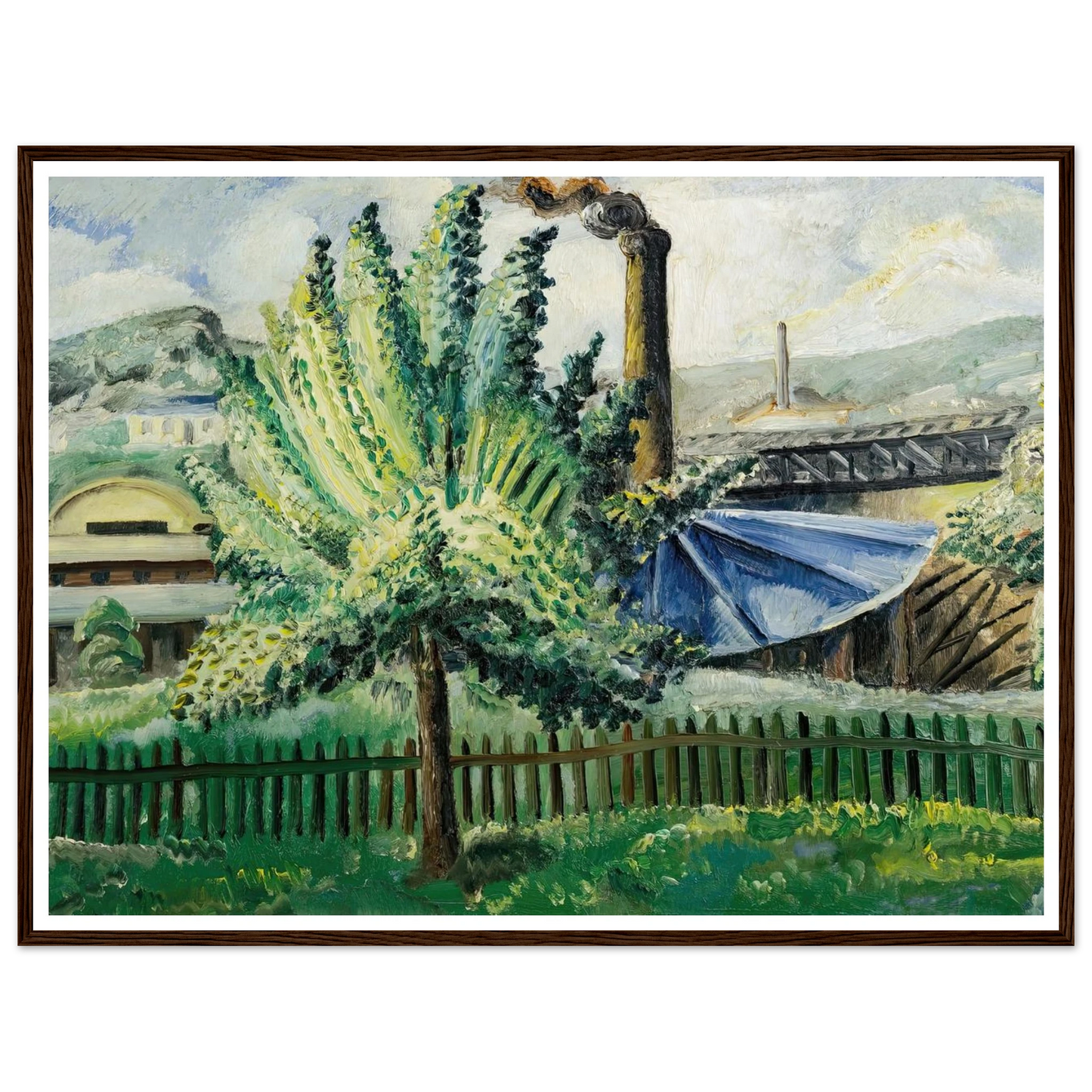 Güterbahnhof, Baumgarten vor Güterbahnhof (1927) Art Print | Paul Kleinschmidt-Quipham Collections
