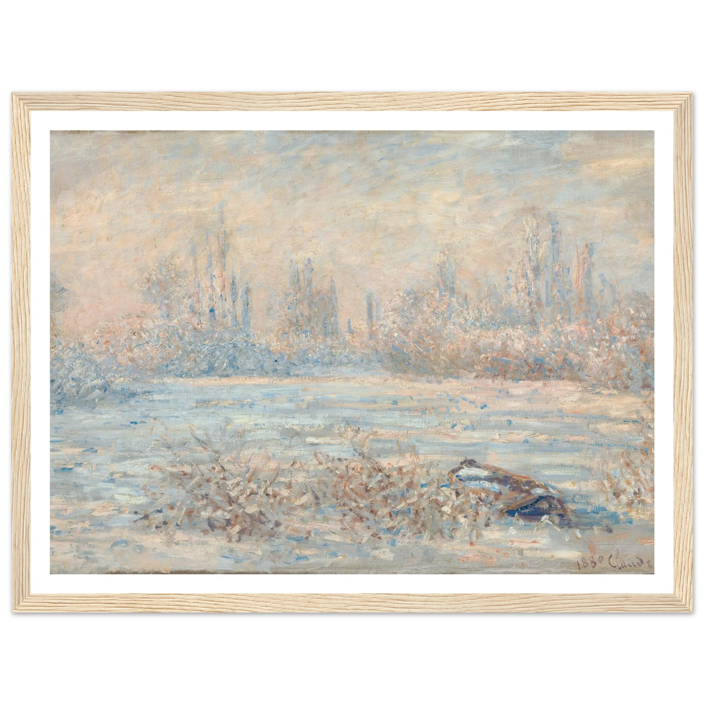Le Givre (1880) Art Print | Claude Monet-Quipham Collections