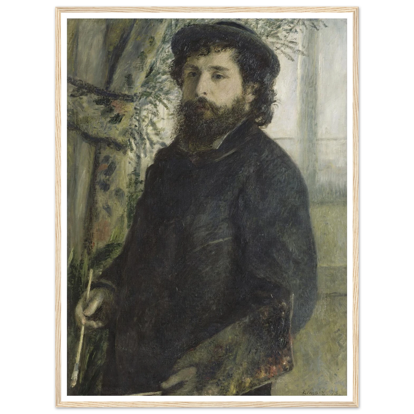 Claude Monet (1875) Art Print | Pierre Auguste Renoir-Quipham Collections