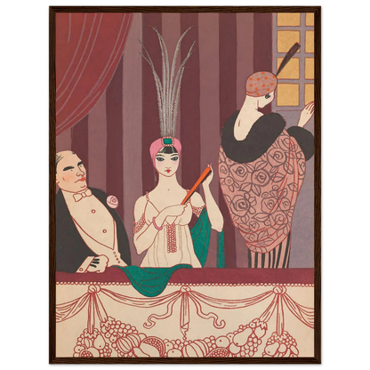 La Loge (1914) Art Print | George Barbier-Quipham Collections