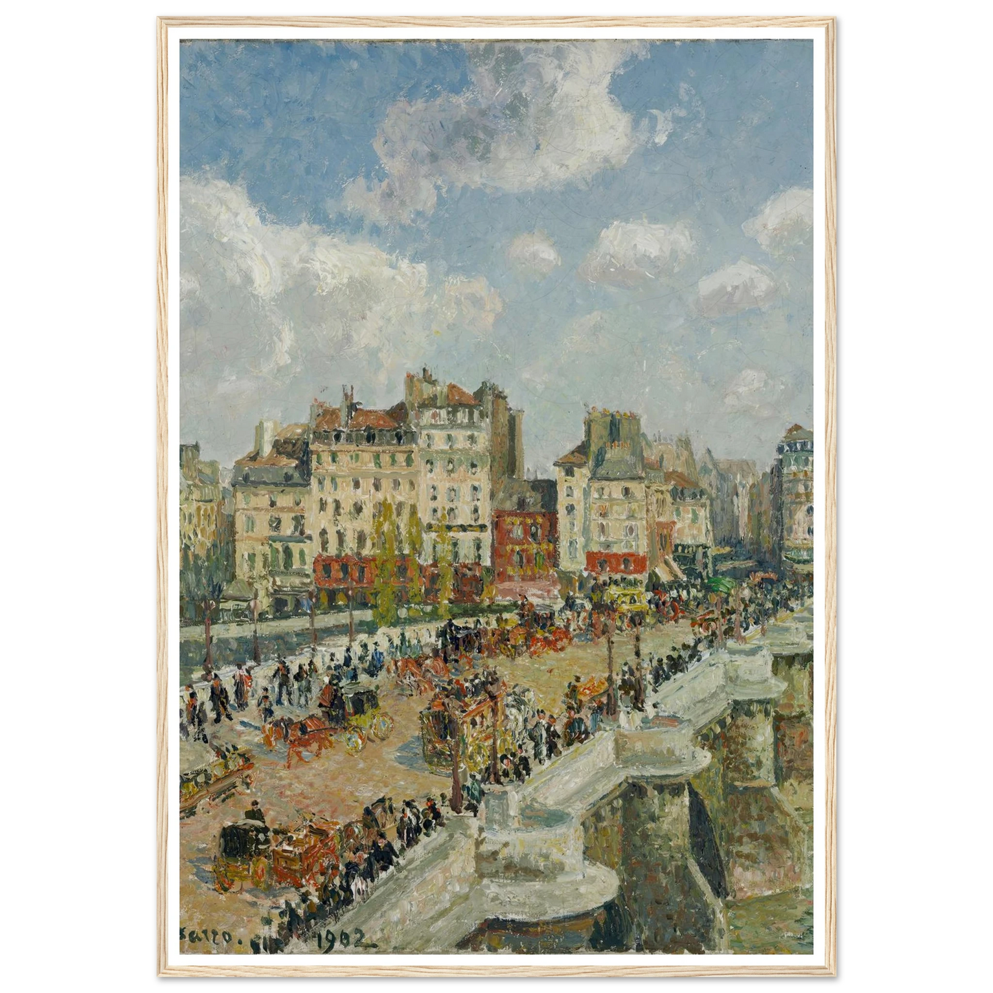 The Pont-Neuf Art Print | Camille Pissarro-Quipham Collections