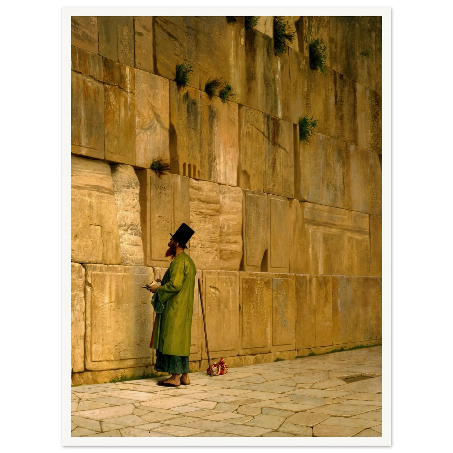 The Wailing Wall Art Print | Jean Leon Gerome-Quipham Collections