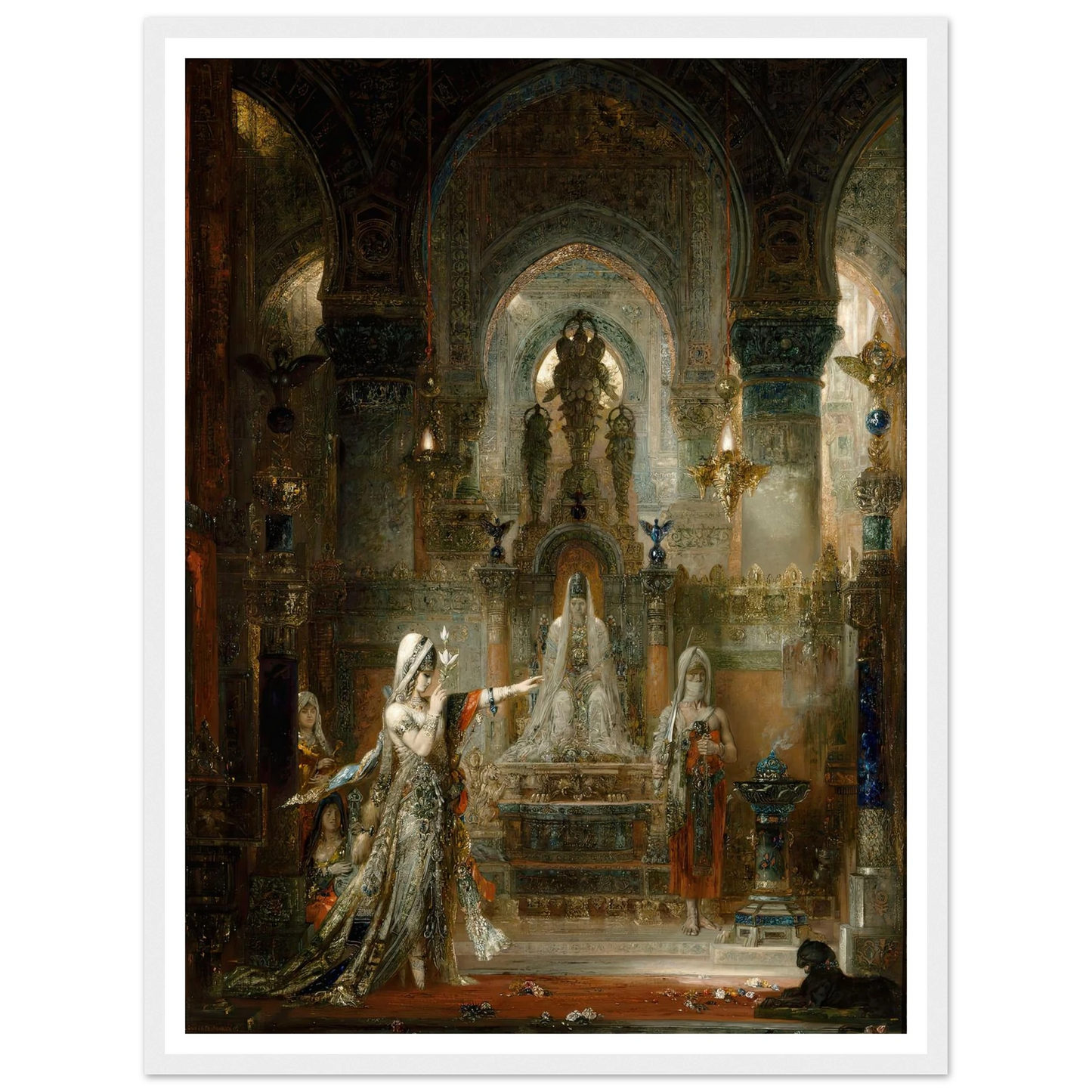 Salomé Dancing before Herod (1876) Art Print | Gustave Moreau-Quipham Collections