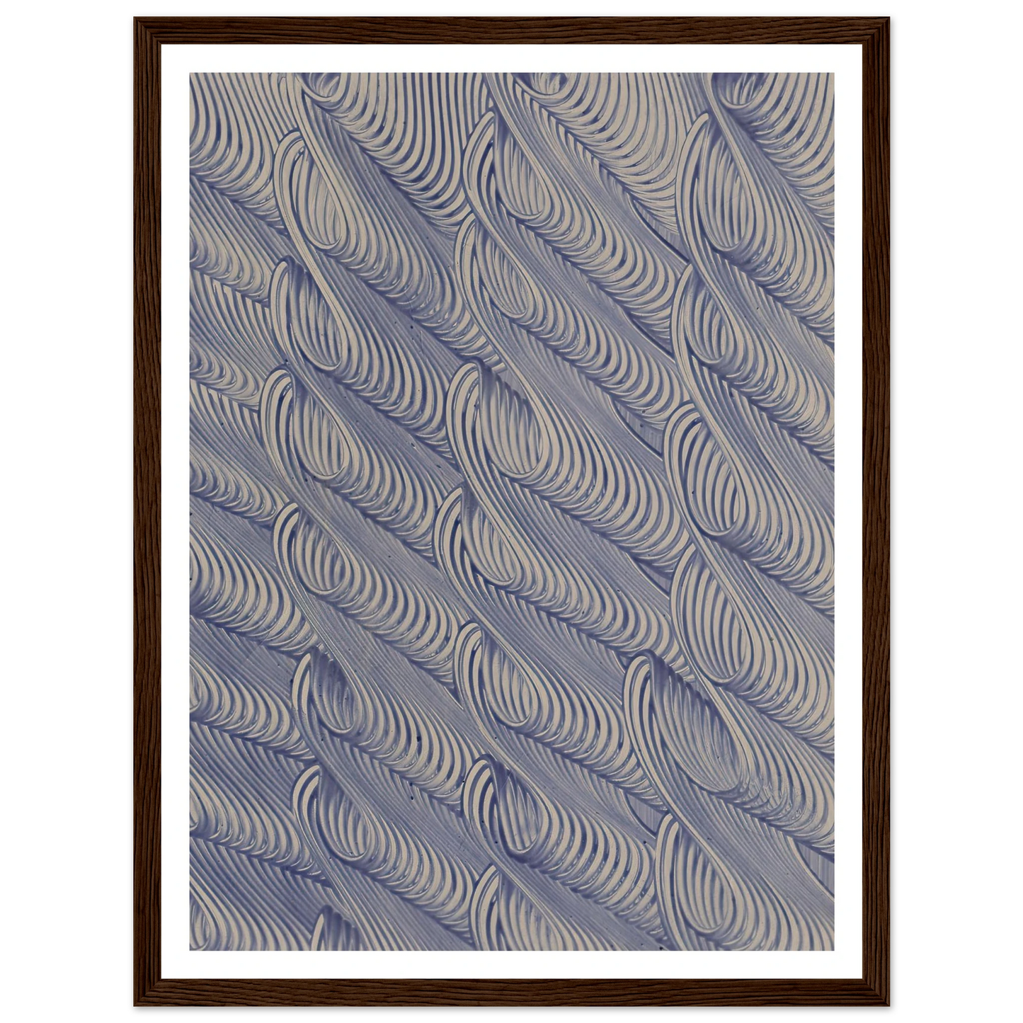 Kleisterpapier mit Verdrängungsdekor (Linienbündel) (1890) Art Print | Anker Kyster-Quipham Collections