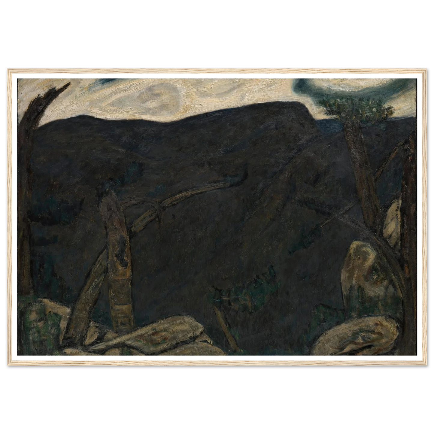 The Dark Mountain, No. 2 (1909) Art Print | Marsden Hartley-Quipham Collections