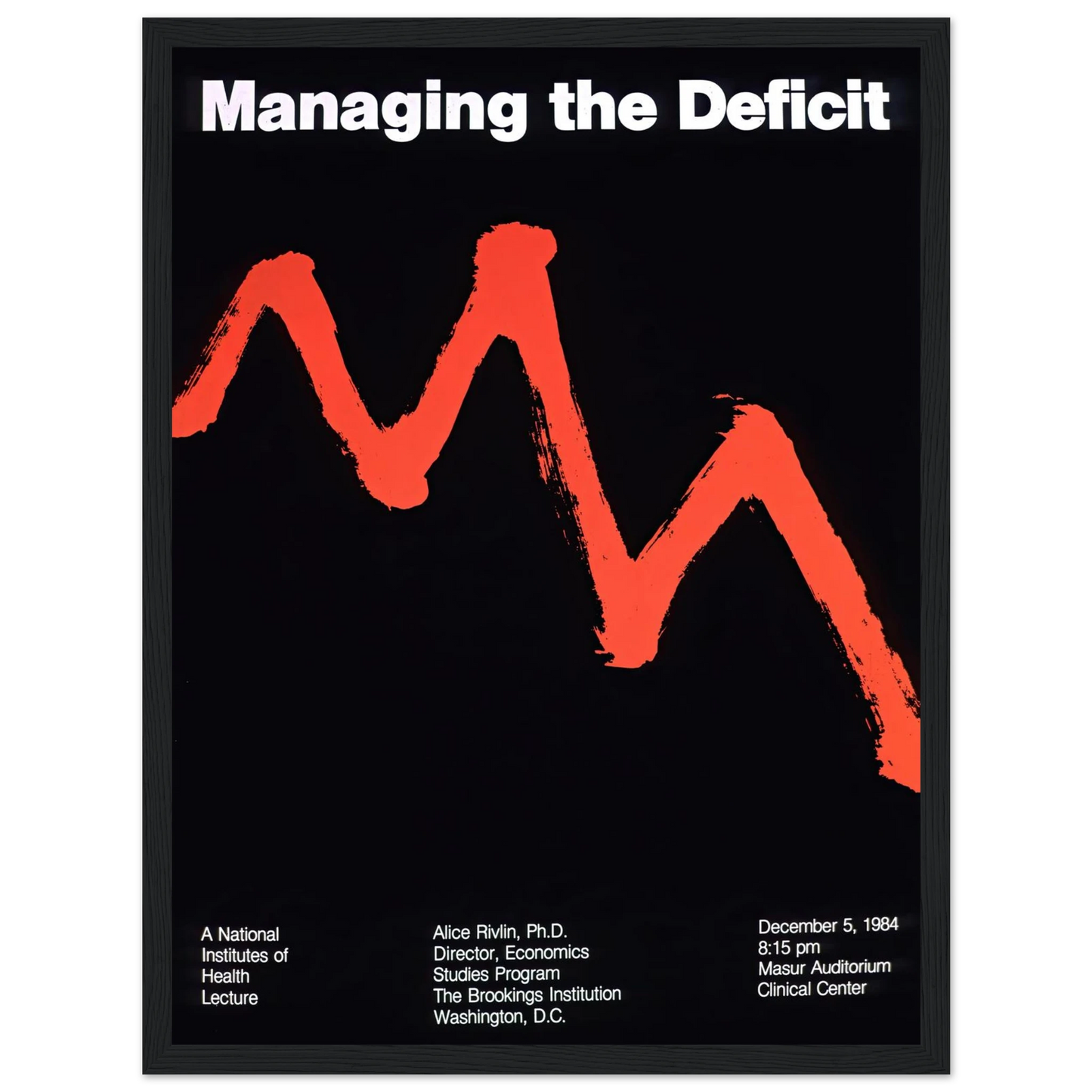 Managing the deficit (1984) Art Print | National Institutes of Health-Quipham Collections