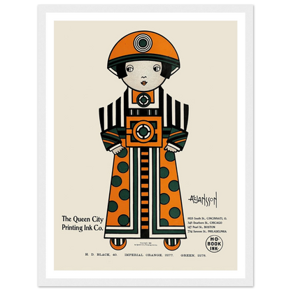 Queen City Ink, Ad. 02 (1890-1913) Art Print | Augustus Jansson-Quipham Collections