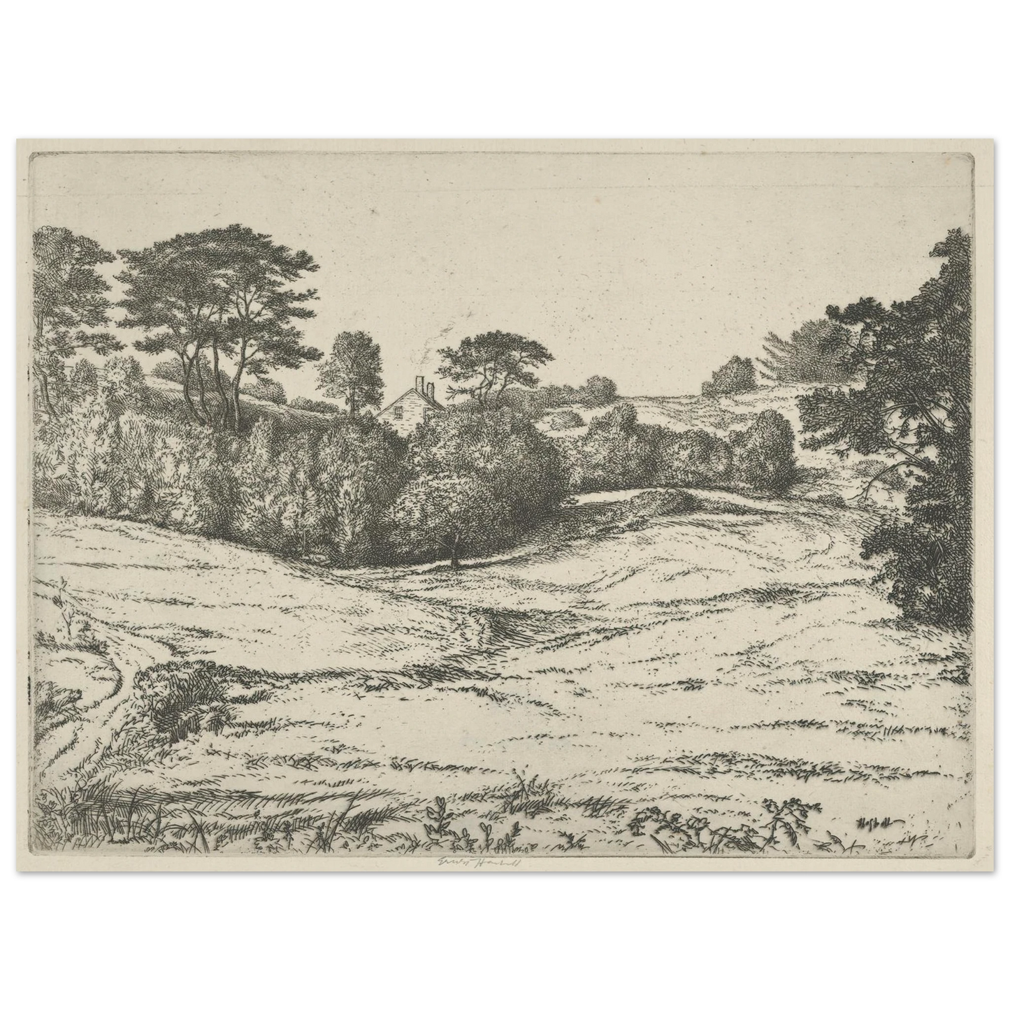 Dromore Vale (1900-1925) Art Print | Ernest Haskell-Quipham Collections