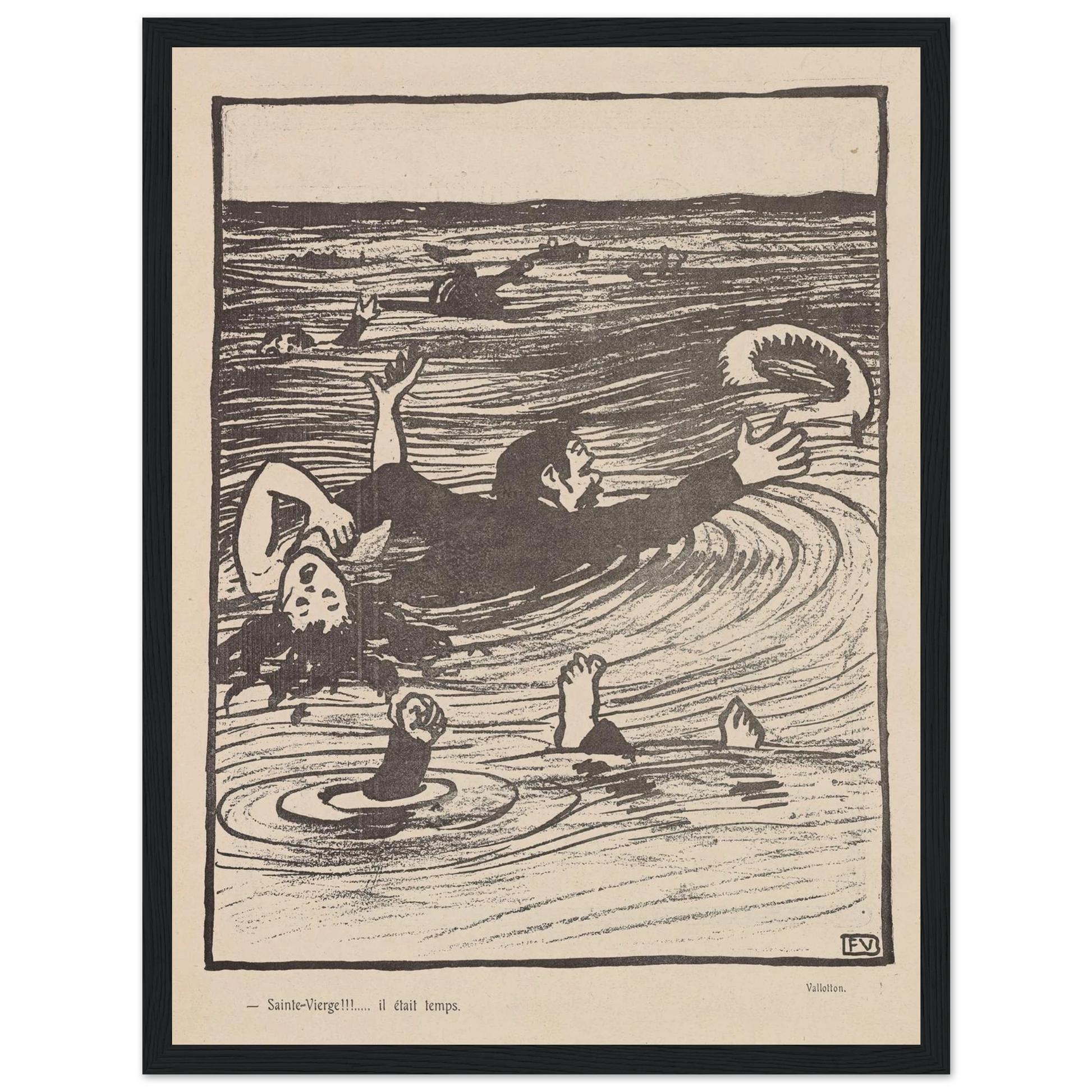 27 juin 1903 Art Print | Felix Vallotton-Quipham Collections